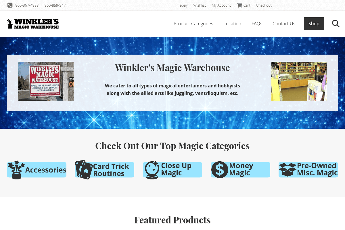 Winklers Magic Warehouse