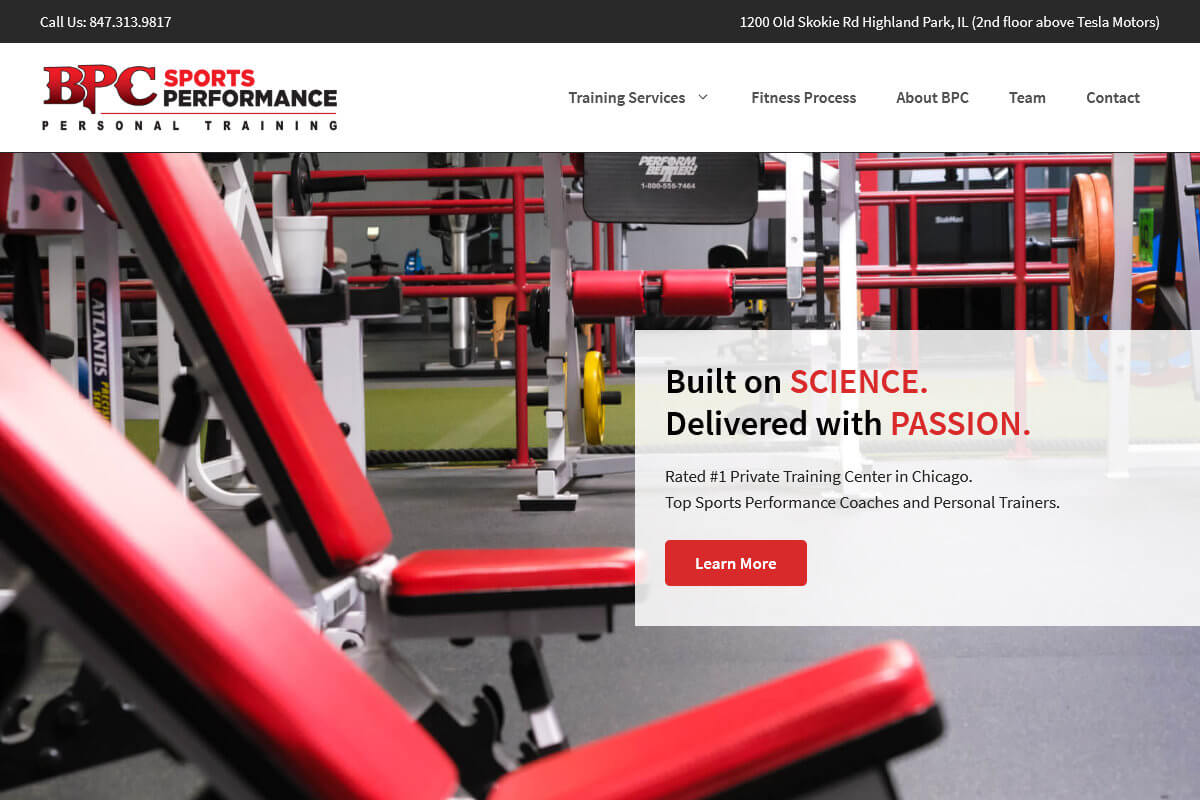 BPC Strong website | Bystol Performance Training