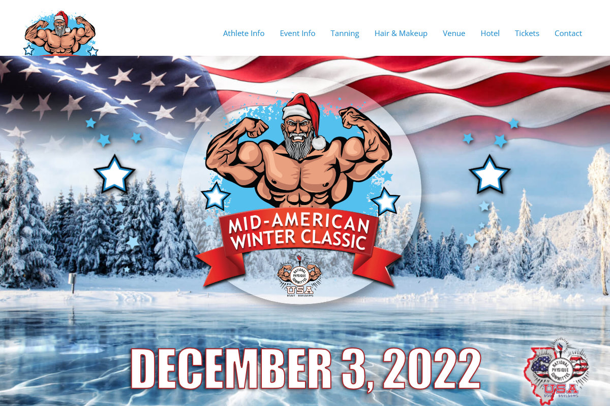 NPC MidAmerican Winter Classic Promotional Event Website