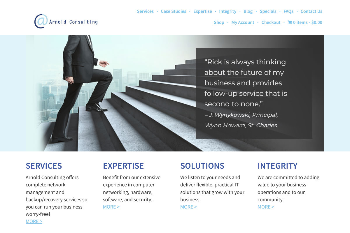 arnold consulting home page