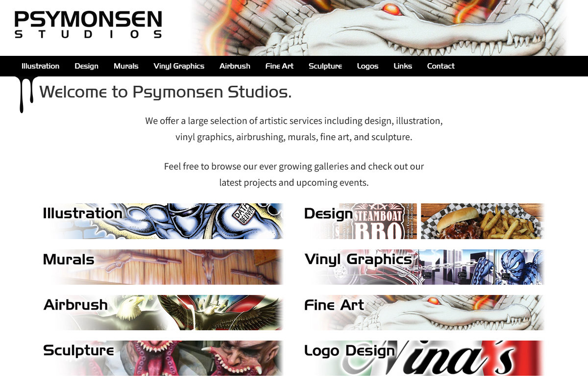 psymonsen studios home page