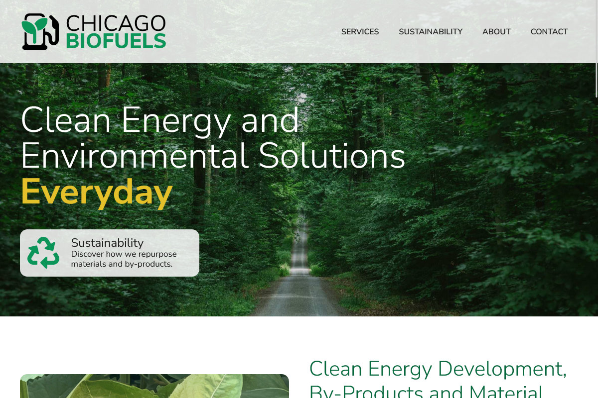 chicago biofuels screenshot