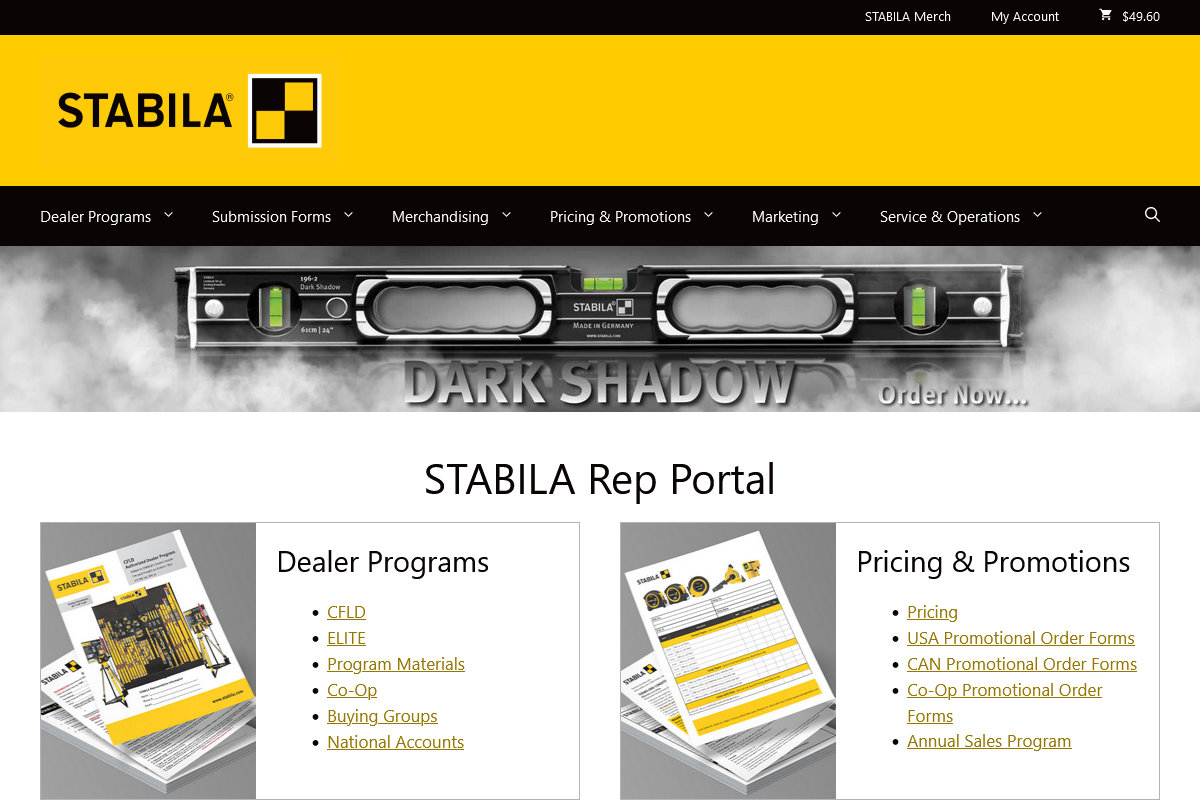 stabila sample screen